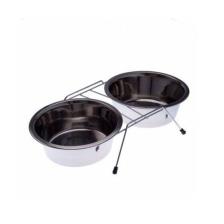 Ddwf2bcp-1/2 Pt Ayaklı Ikili Krom Mama Kabı ( Çap : 11,5 Cm)