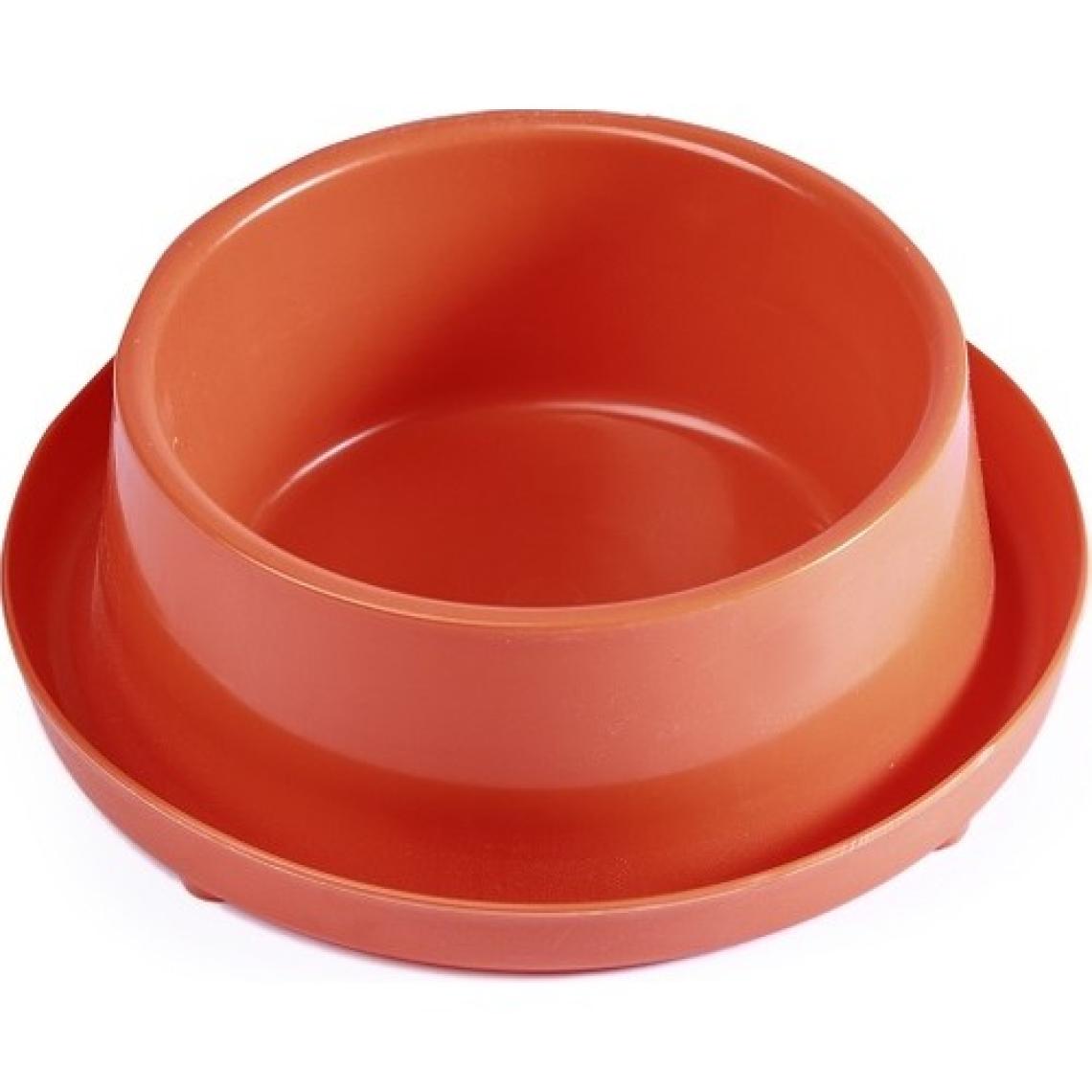 Miapet Plastik Kedi-Köpek Mama ve Su Kabı 400 ml Turuncu
