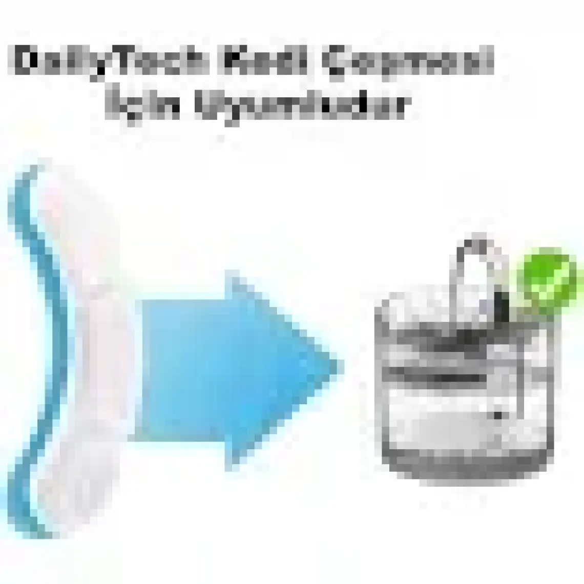 Daily Link 4 Adet Pet Kedi Su Pınarı Çeşmesi Şelalesi Için Yedek Filtre
