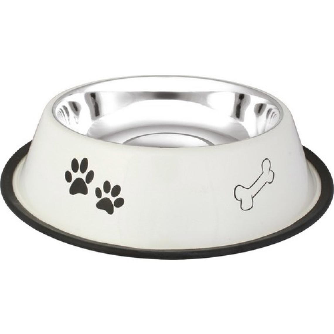 Oripet Pati Kemik Desenli Çelik Kedi Ve Köpek Mama Kabı 8 Oz
