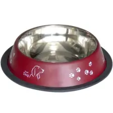 Tommy Çelik Mama Kabı Bordo 8 Oz