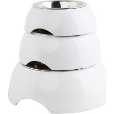 Pawıse Malemin Gövdeli Çelik Mama Kabı 350 Ml