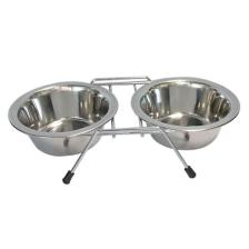 Tommy Tel Ayaklı İkili 10 oz Köpek Mama Kabı