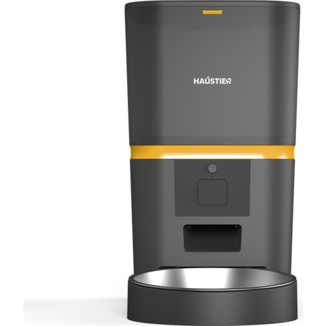 Haustier QQ003 Akıllı Kedi/köpek Otomatik Mama Kabı, App-Wifi ile Uzaktan Kontrol, Öğün Planlama,porsiyon Belirleme,6lt Hazne, Metal Kase