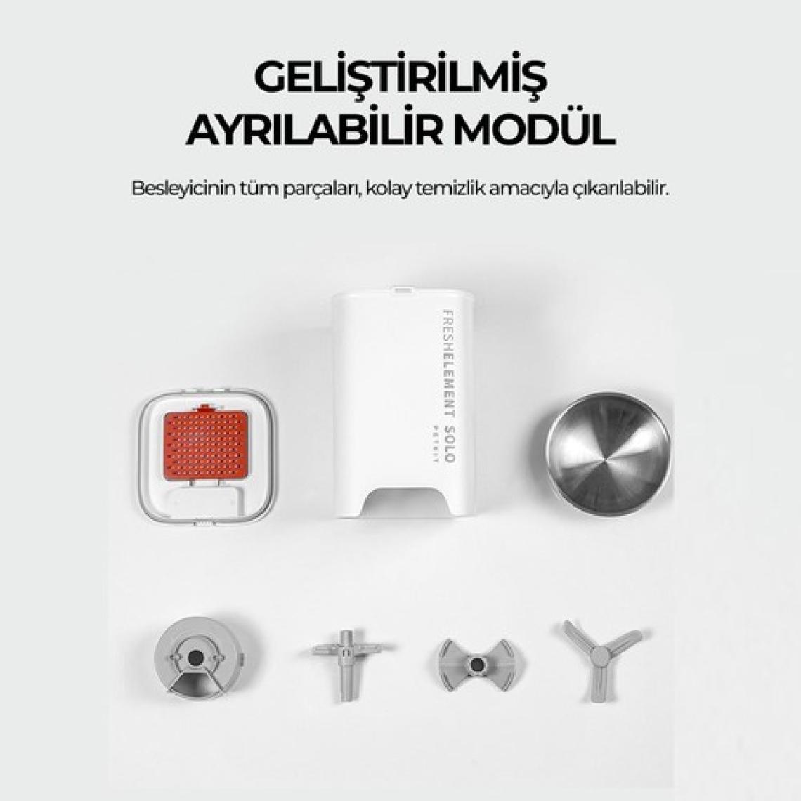 Petkit Fresh Element Solo Akıllı Besleme Ünitesi - Beyaz (Resmi Distribütör Garantili)