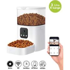 Kameralı Akıllı Otomatik Evcil Hayvan Besleyici Mama Kabı 3 LT Wifi+ Bluetooth