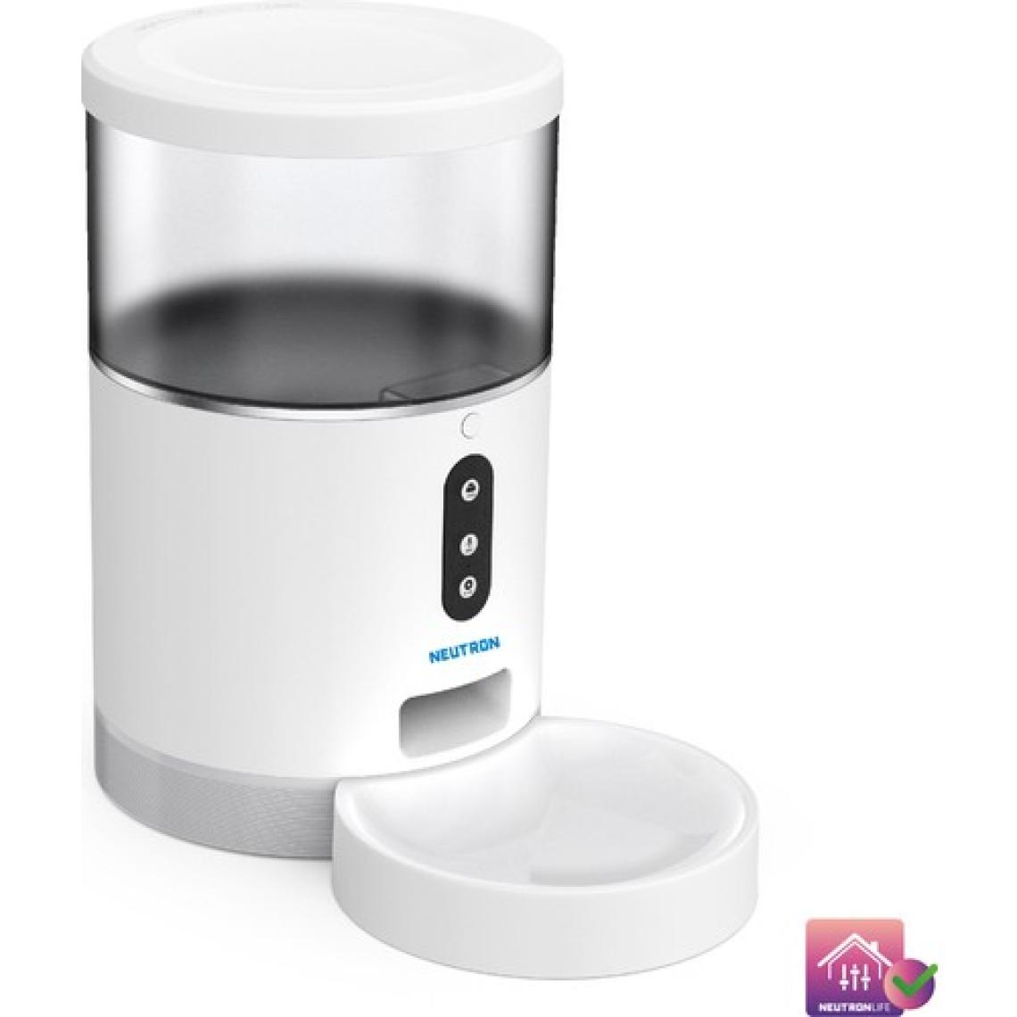 Neutron Ses Kontrollü Wi-Fi Destekli 4 lt Akıllı Mama Kabı
