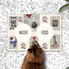PatiPeti Gazete Kediler  Kedi Köpek Eğitim Mama Paspası ve Beslenme Altlığı