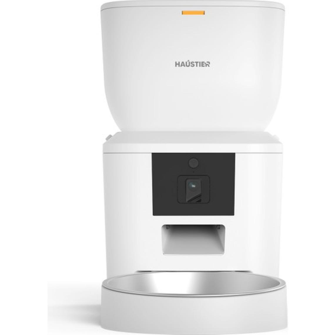 Haustier QQ025 Kameralı Akıllı Kedi Köpek Otomatik Mama Kabı, Tuya App-Wifi Uzaktan Kontrol, Sesle Çağırma, 480P Kamera, 4lt Hazne, Metal Kase