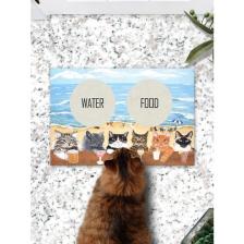 PatiPeti Summer Cats Kedi Köpek Eğitim Mama Paspası ve Beslenme Altlığı