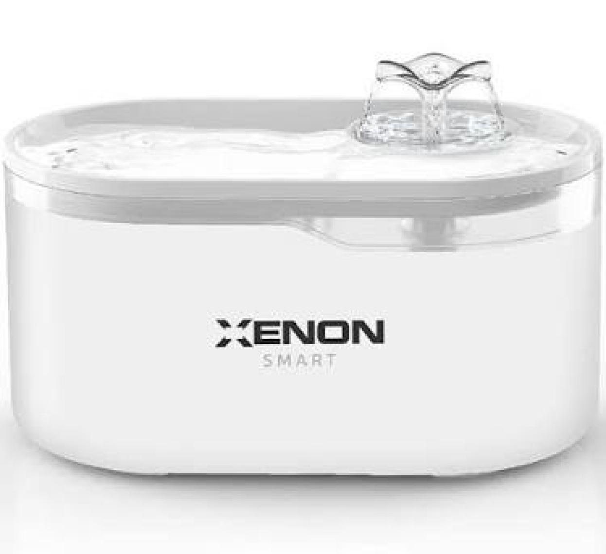 Xenon Smart Akıllı Otomatik Evcil Hayvan Besleyici Mama Kabı Beyaz Ultra Sessiz Su Pınarı ve Yedek Filtre 3'lü Pet Seti