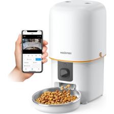 Haustier PF05 Kameralı 1080P Fhd Gece Görüş Akıllı Kedi Köpek Otomatik Mama Kabı, Tuya App-Wifi Uzaktan Kontrol, Sesle Çağırma, 2.4ghz/5ghz, 4lt Hazne, Metal Kase