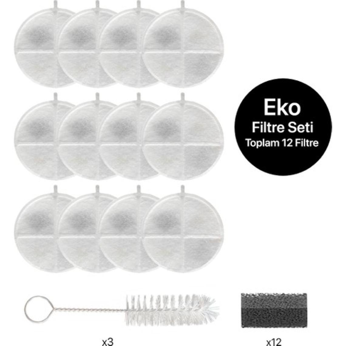 Xenon Smart Akıllı Su Pınarı Yedek Filtre 12'li Ekonomik Set (X8650 Modeli İle Uyumludur)