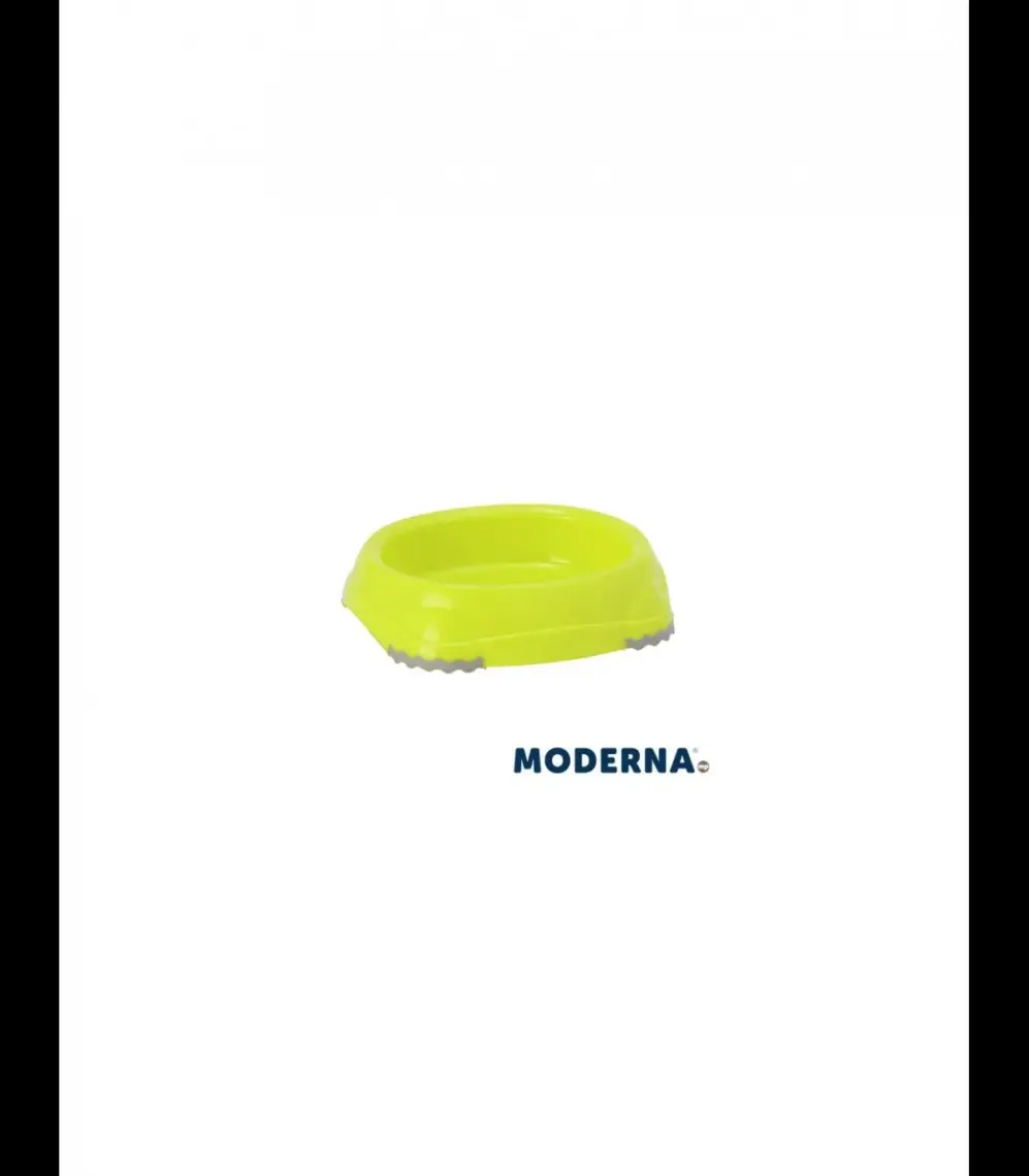 Moderna Smart Plastik Kedi ve Köpek Mama ve Su Kabı Sarı 210 Ml