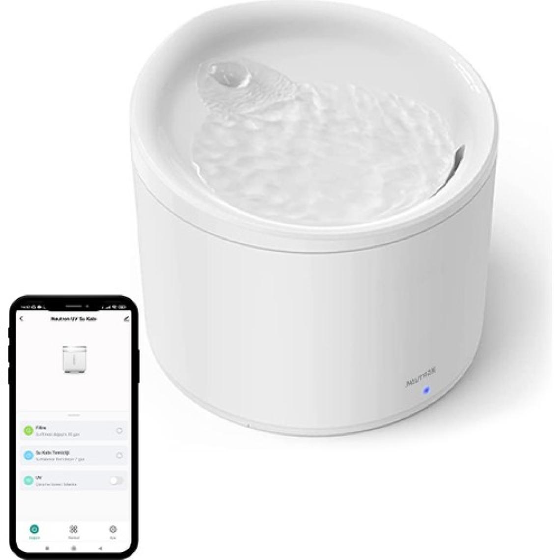 Neutron Evcil Hayvan Akıllı Wifi Bluetooth Su Kabı - App ile Kontrol