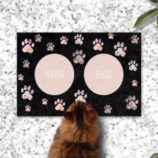 PatiPeti Renkli Patiler Kedi Köpek Eğitim Mama Paspası ve Beslenme Altlığı
