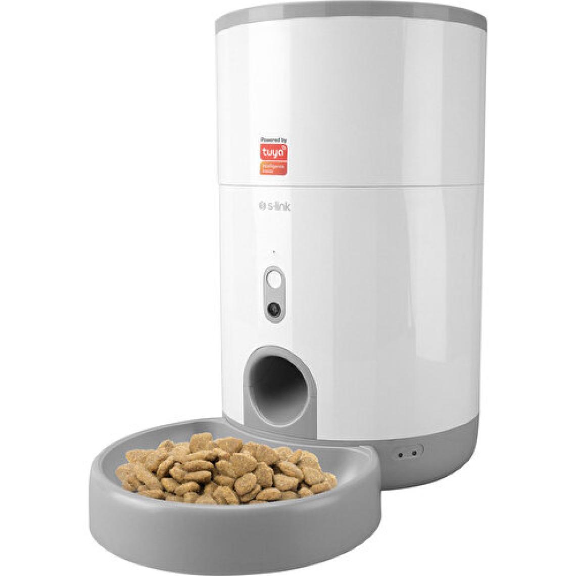 S-link Swapp SL-21 Otomatik 720P Kamera 2.6 lt Kapasite Porsiyon Kontrollü Köpek Kedi Besleyici