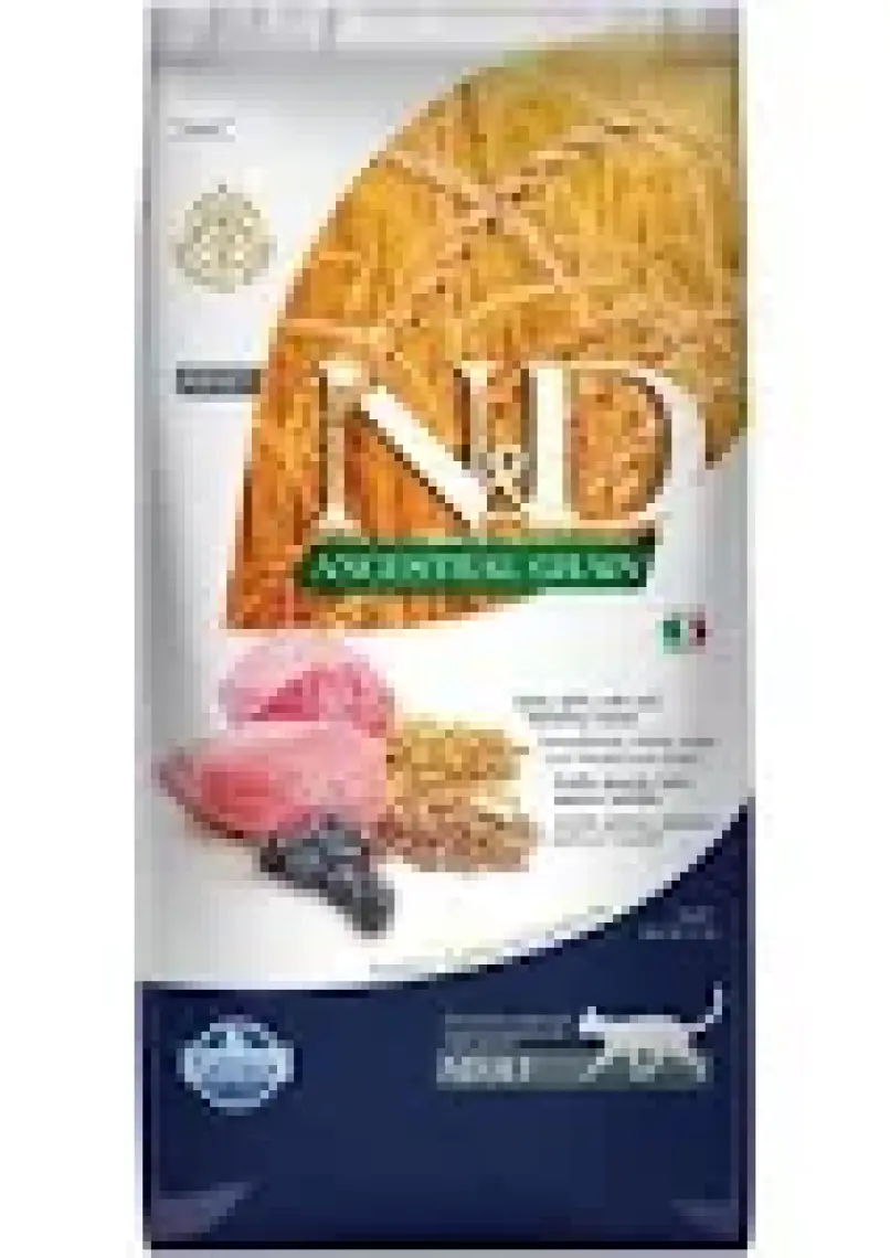 N&d Düşük Tahıllı Kuzulu ve Yaban Mersinli Kısırlaştırılmış Kedi Maması 1 Kg. Metal Açk. Pkt.