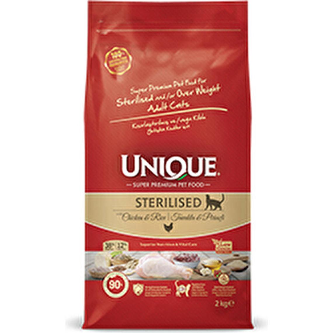 Unique Kısırlaştırılmış Kedi Maması Tavuklu 2 kg