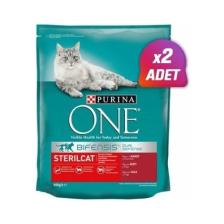Purina One Sterilised Sığır Etli Kısırlaştırılmış Kedi Maması 800 gr 2 Adet