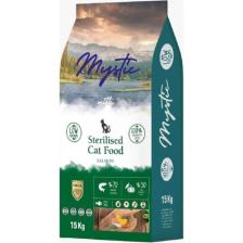 Mystic Az Tahıl Yetişkin Kedi Mama Steril Somon 15 Kg