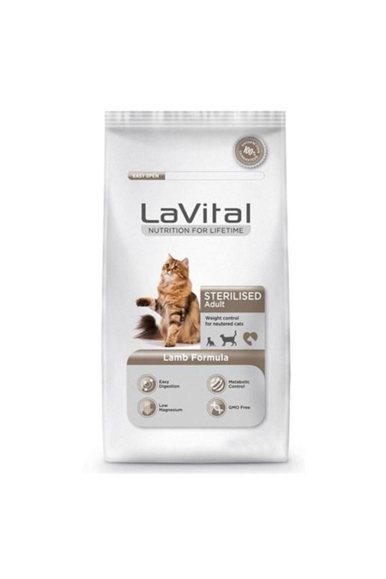 LaVital Cat Adult Sterilised Lamb 12 kg Kuzu Etli Kısırlaştırılmış Yetişkin Kedi Maması