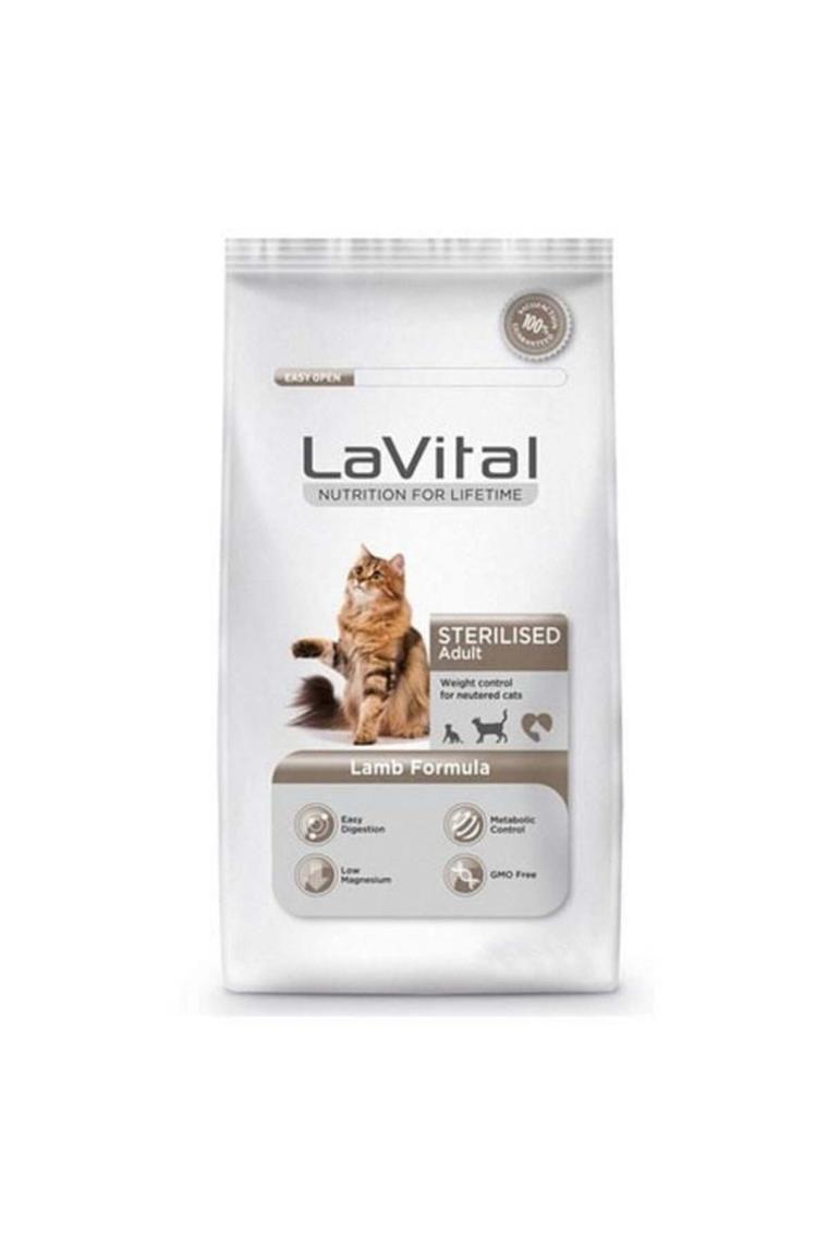 LaVital Cat Adult Sterilised Lamb 12 kg Kuzu Etli Kısırlaştırılmış Yetişkin Kedi Maması