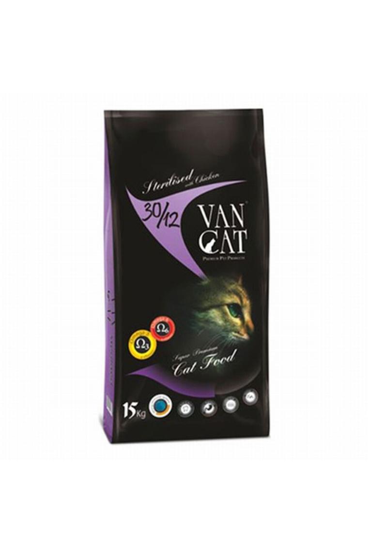 Vancat Tavuklu Kısırlaştırılmış 15 kg Yetişkin Kuru Kedi Maması