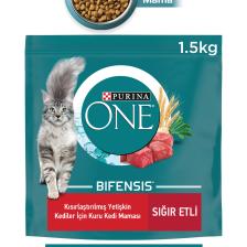 Purina One Sığır Etli Kısırlaştırılmış Kedi Maması 1,5 kg