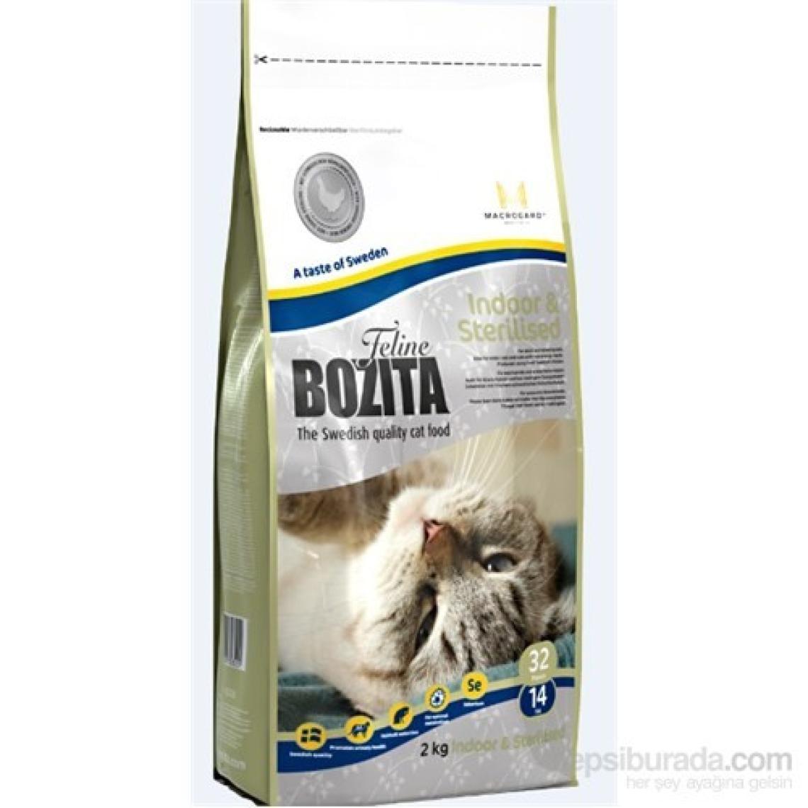 Bozita Feline Indoor Sterilised Evde Yaşayan ve Kısırlaştırılmış Kedi Maması 2 Kg