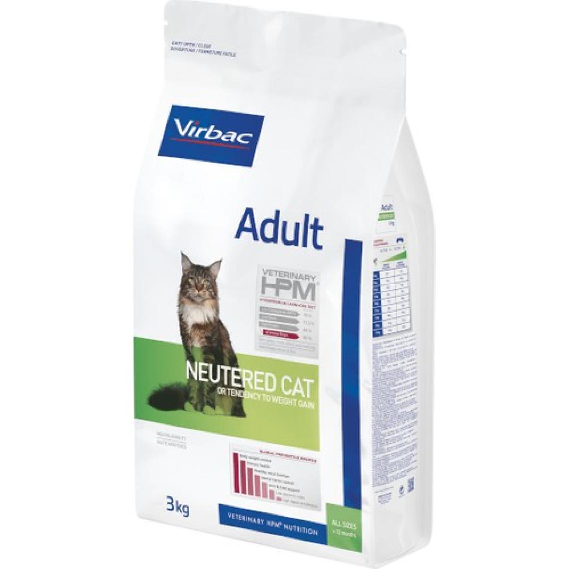 Virbac Adult Cat Food Neutered 3kg