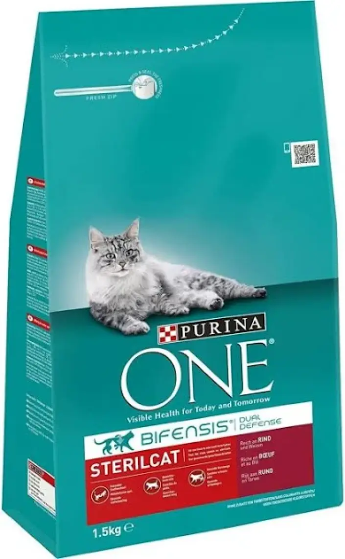 Purina One Sığır Etli Kısırlaştırılmış Kedi Maması 1,5 kg
