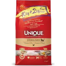 Unique Kısırlaştırılmış Kedi Maması Tavuklu 10+2 kg