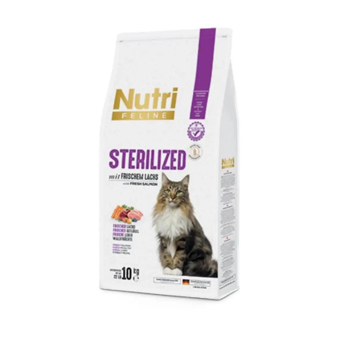 Nutri Feline Sterilized Somon Etli Kedi Maması 10 kg