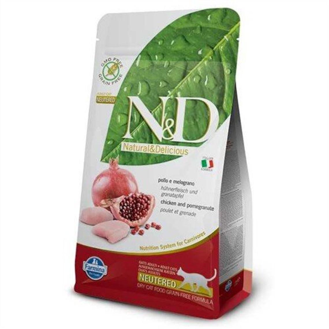 N&D Prime Tahılsız Tavuklu ve Narlı Kısırlaştırılmış 5 kg Yetişkin Kedi Maması