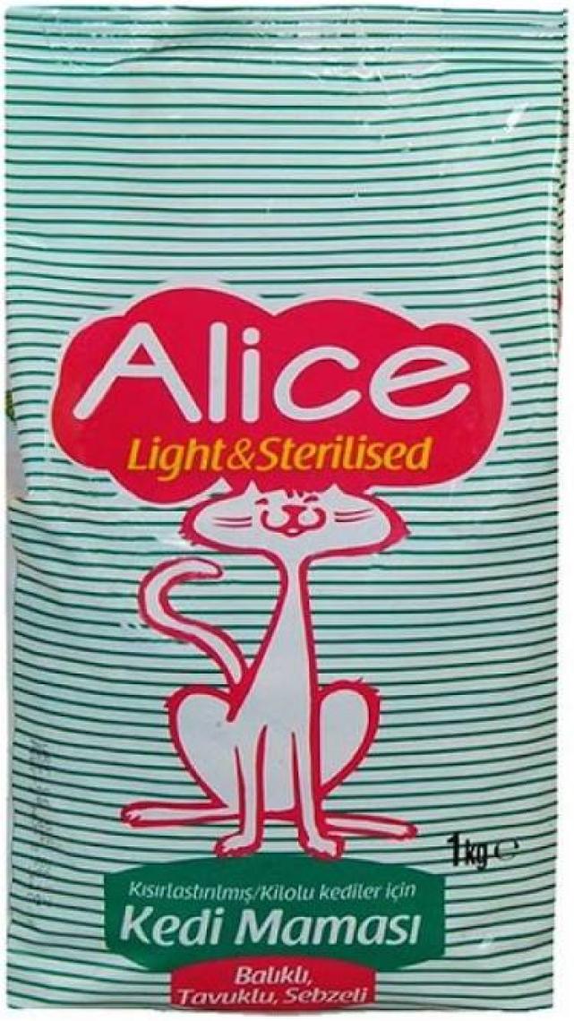 Alice Light & Strerilised 12 Kg (Kısır ve Kilolu Kedilere Özel)