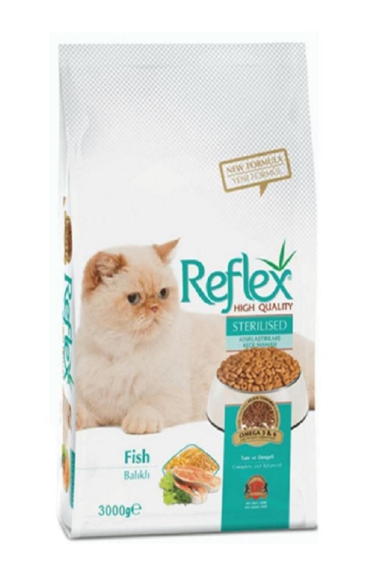 Reflex Sterilised Balıklı 3 kg Yetişkin Kedi Maması
