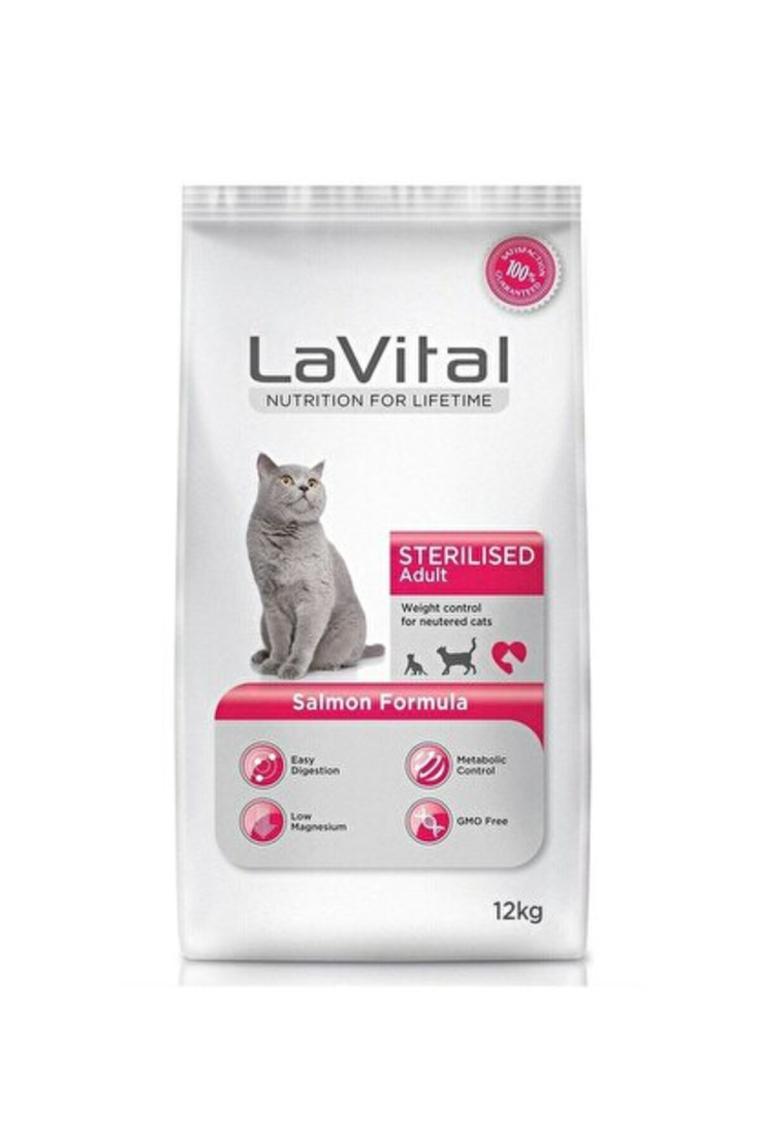 La Vital  Sterilised Somonlu Kısırlaştırılmış Kedi Maması 12 kg