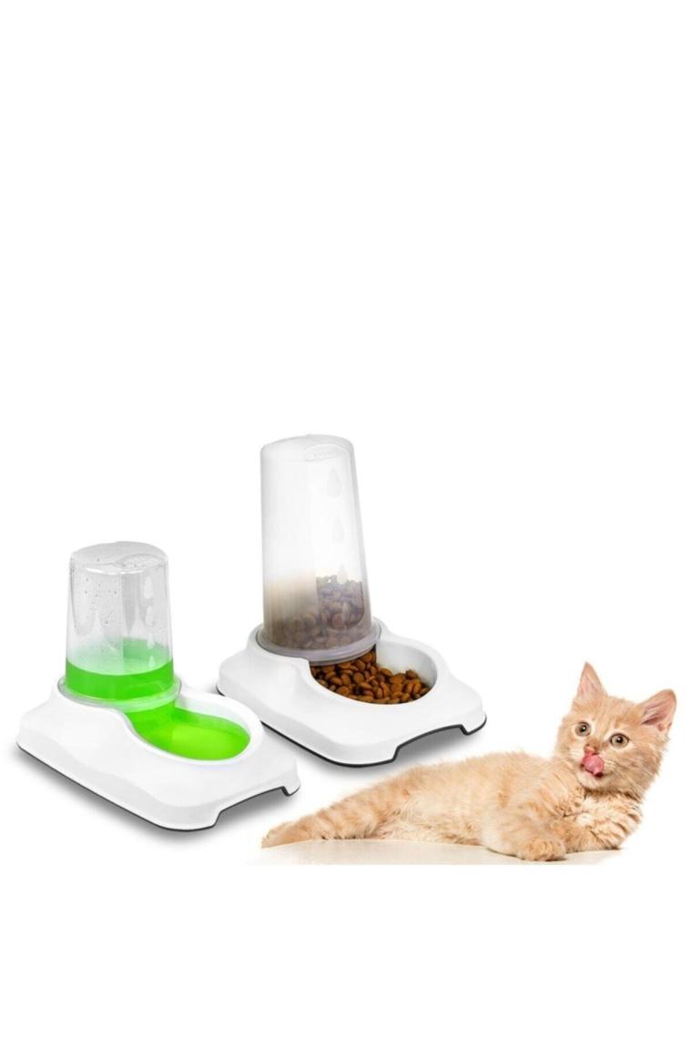 PlastArt PT-205 Hazneli 3.5 lt Kedi ve Köpek Mama Kabı