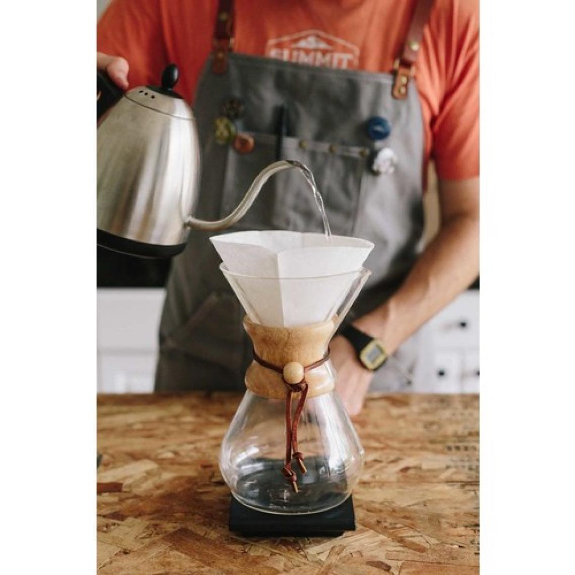 Epinox 600 ml chemex Kahve Demleme Ekipmanı (Dripper Coffee Server)+50 Adet Chemex Uyumlu Filtre
