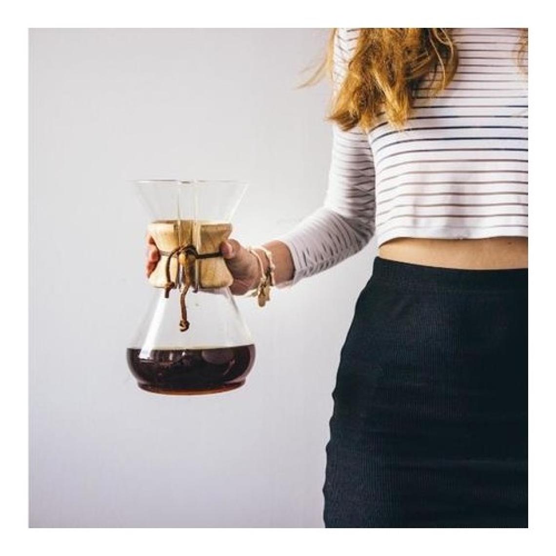 Epinox 600 ml chemex Kahve Demleme Ekipmanı (Dripper Coffee Server)+50 Adet Chemex Uyumlu Filtre