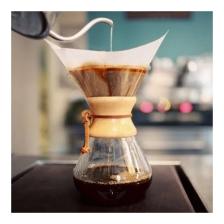 Epinox 600 ml chemex Kahve Demleme Ekipmanı (Dripper Coffee Server)+50 Adet Chemex Uyumlu Filtre