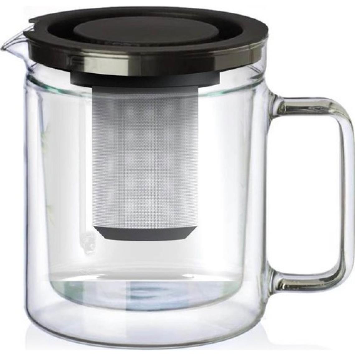 Çift Camlı Borosilikat 1,10 Litre Demlik