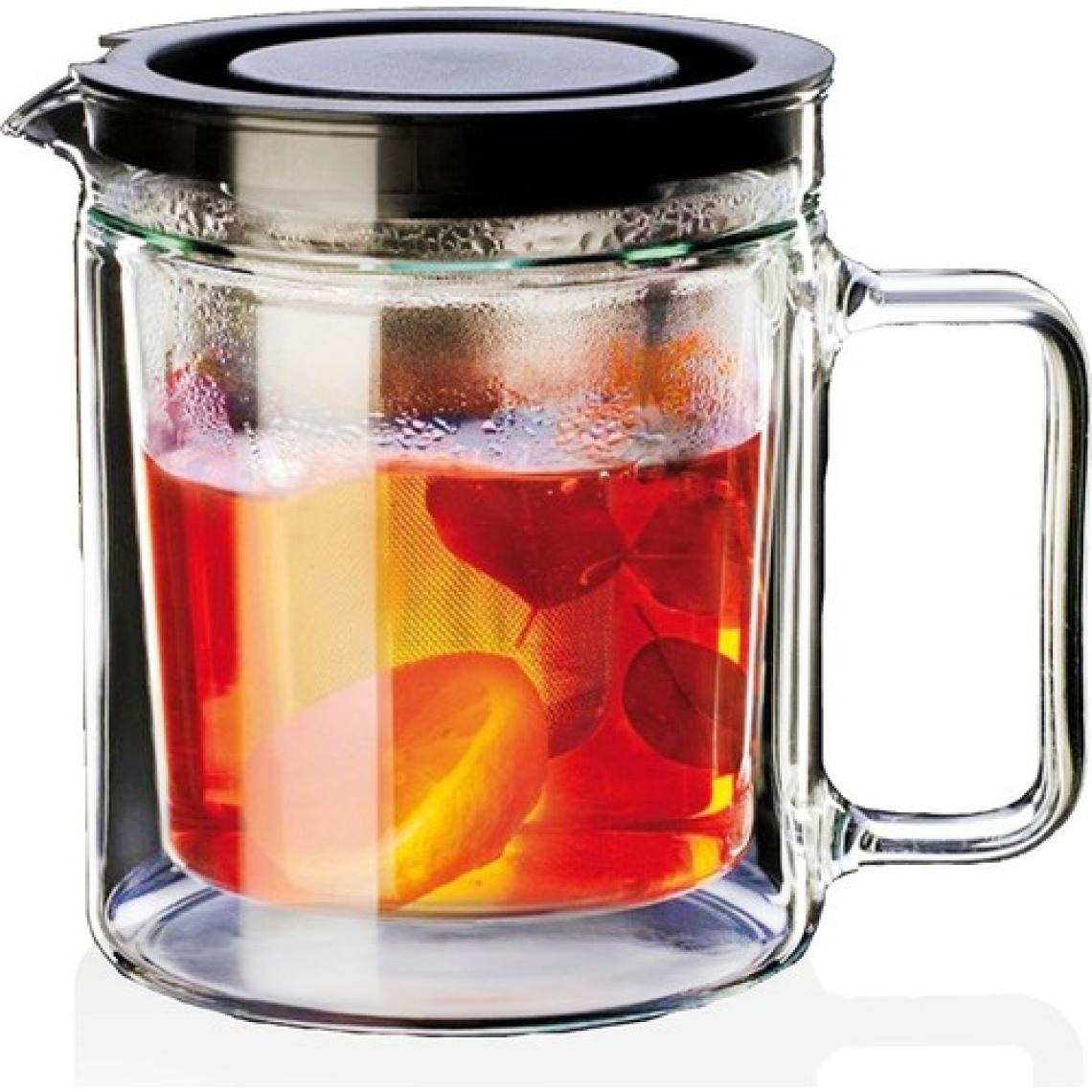 Çift Camlı Borosilikat 1,10 Litre Demlik