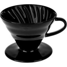 Bialetti Urban Tools V60 02 Seramik Kahve Demleme Ekipmanı Siyah