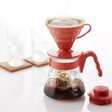 Hario V60 02 Kırmızı Kahve Demleme Seti