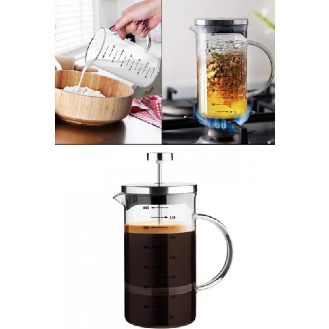 Cambu Borosilikat French Press Ateşe Dayanıklı Demlik 600 ml