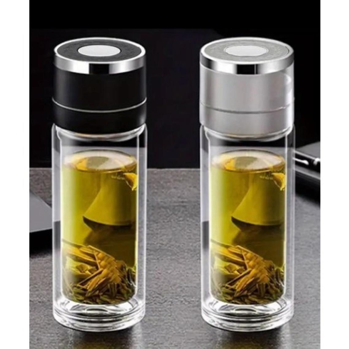 Genpazar Çift Katlı Cam Bitki Çayı Ihlamur Demliği Filtre Kahve Demliği French Press