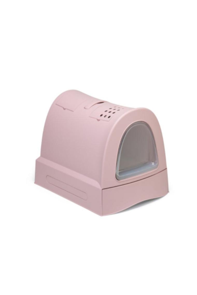 Imac Zuma 40x42.5x56 cm Çekmeceli Kapalı Kedi Tuvaleti - Pembe