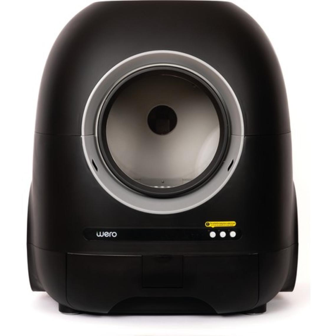Wero Akıllı Otomatik Kedi Tuvaleti/Kum Kabı Pro Siyah,HD Kameralı,FRV,74L+ 9L Geniş Hacim,Lazer Sensörlü,İyonizer Koku Önleyici Hava Kanalı,2.4G/5G WiFi Destekli